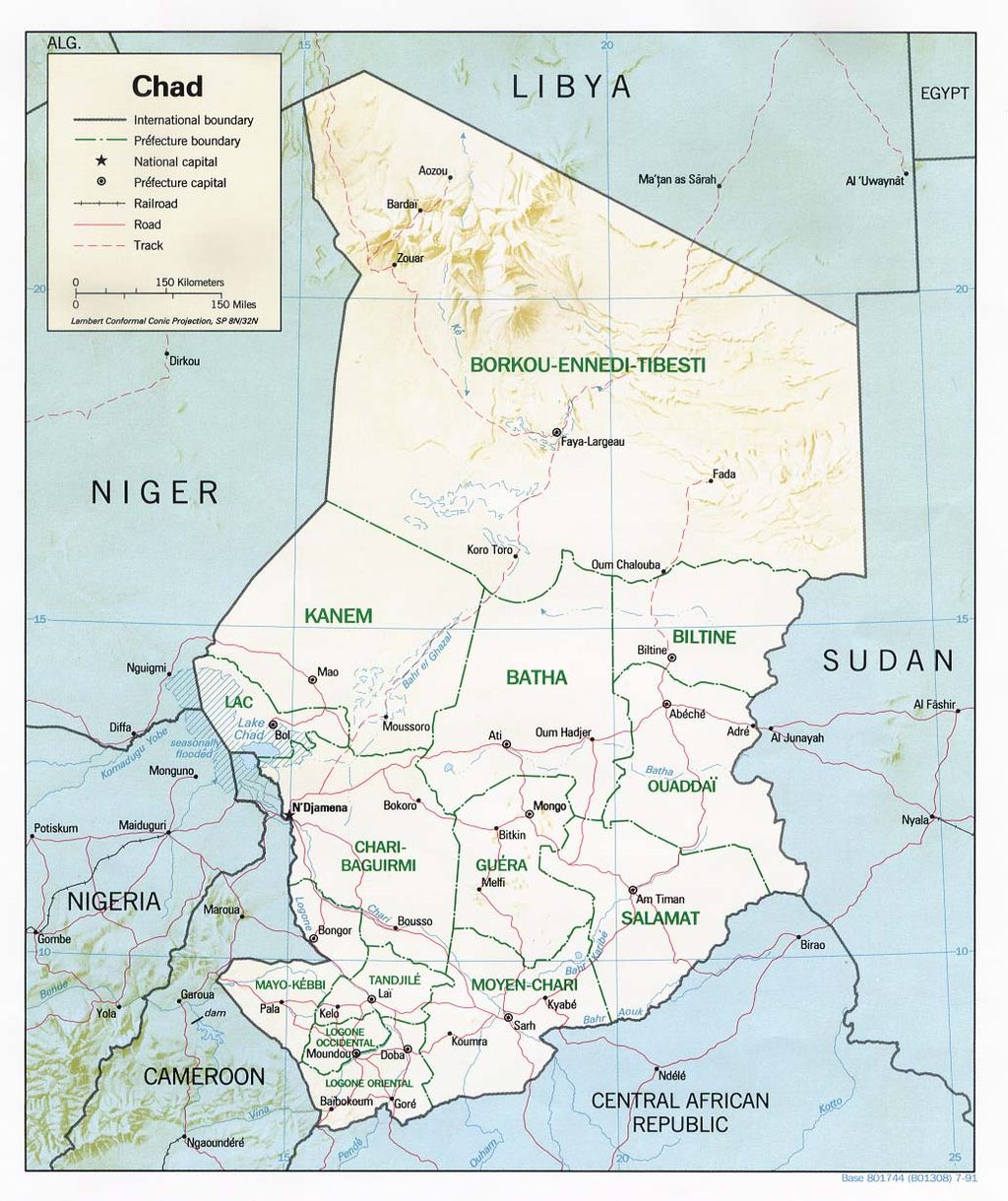 Carte : Atlas of Chad - Wikimedia Commons