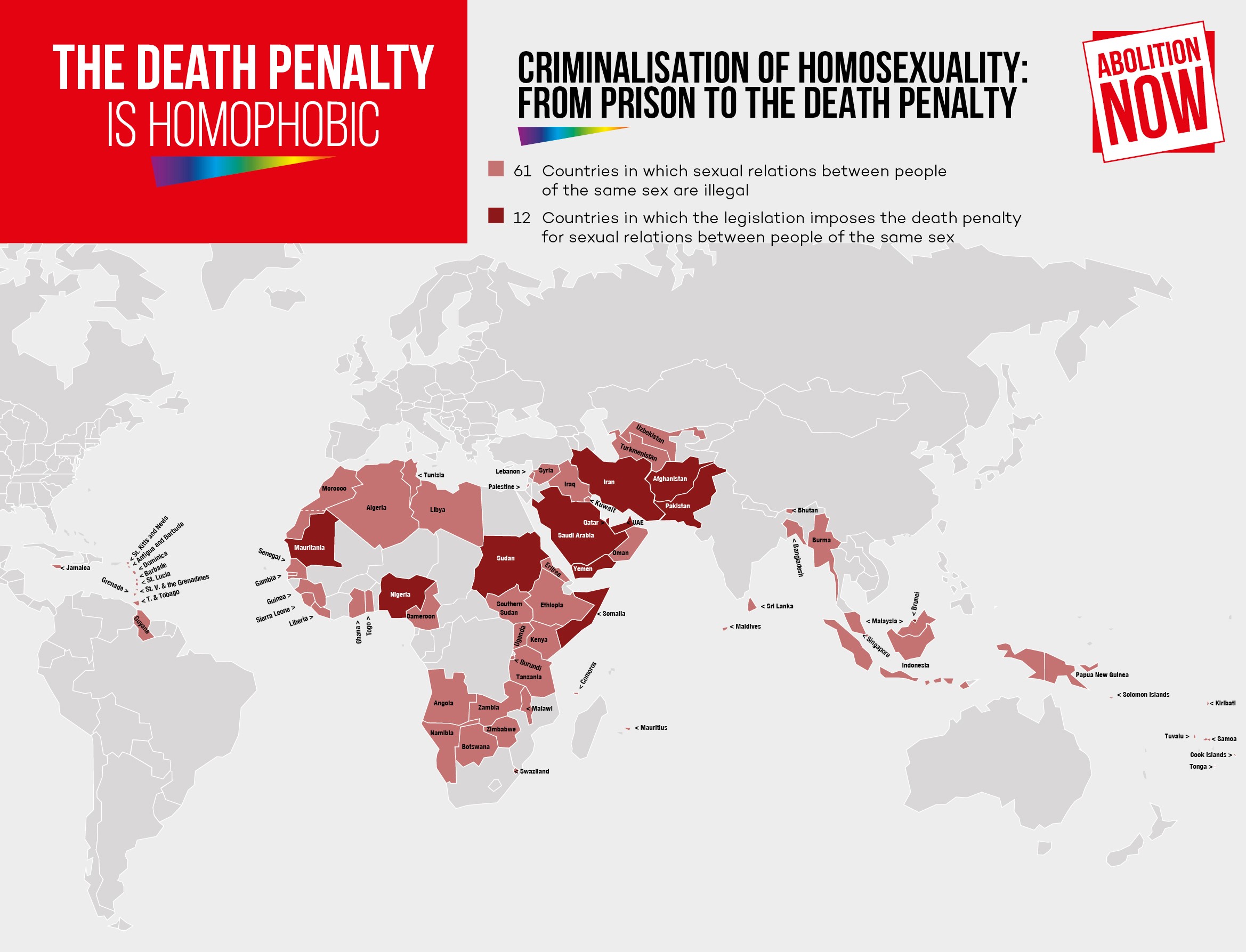 LGBTI map death penalty