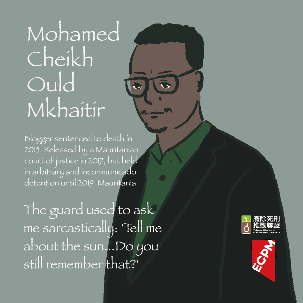 Illustration of Mohamed Mkhaïtir by Mido - © Mido