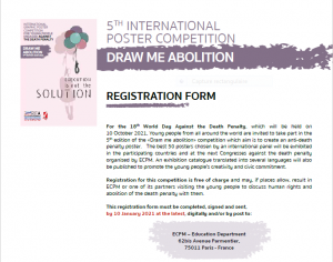 Registration form - International posters competition